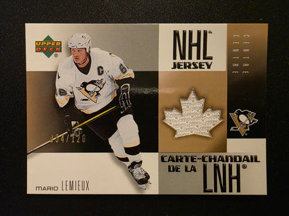 2005-06 Upper Deck McDonald's - Jerseys - Mario Lemieux #MJ1 /120