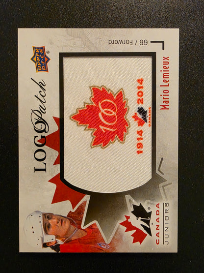 2016 Upper Deck Team Canada Juniors - Manufactured Logo Patches - Mario Lemieux #LP-ML