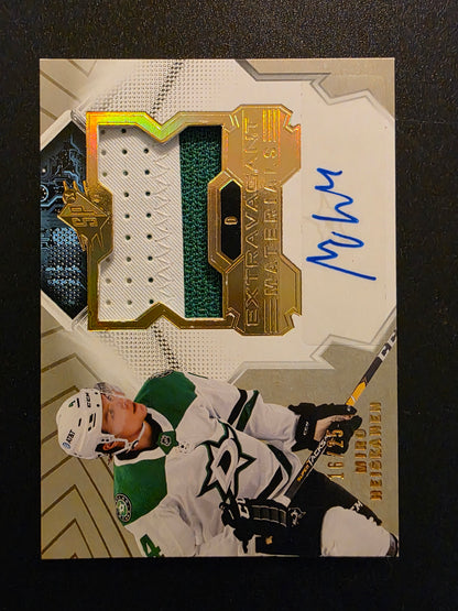 2021-22 Upper Deck SPx - Extravagant Materials - Premium Auto - Miro Heiskanen #EM-MH /25