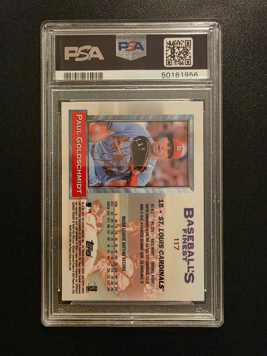 2020 Topps Finest Flashbacks - Paul Goldschmidt #117 PSA 10