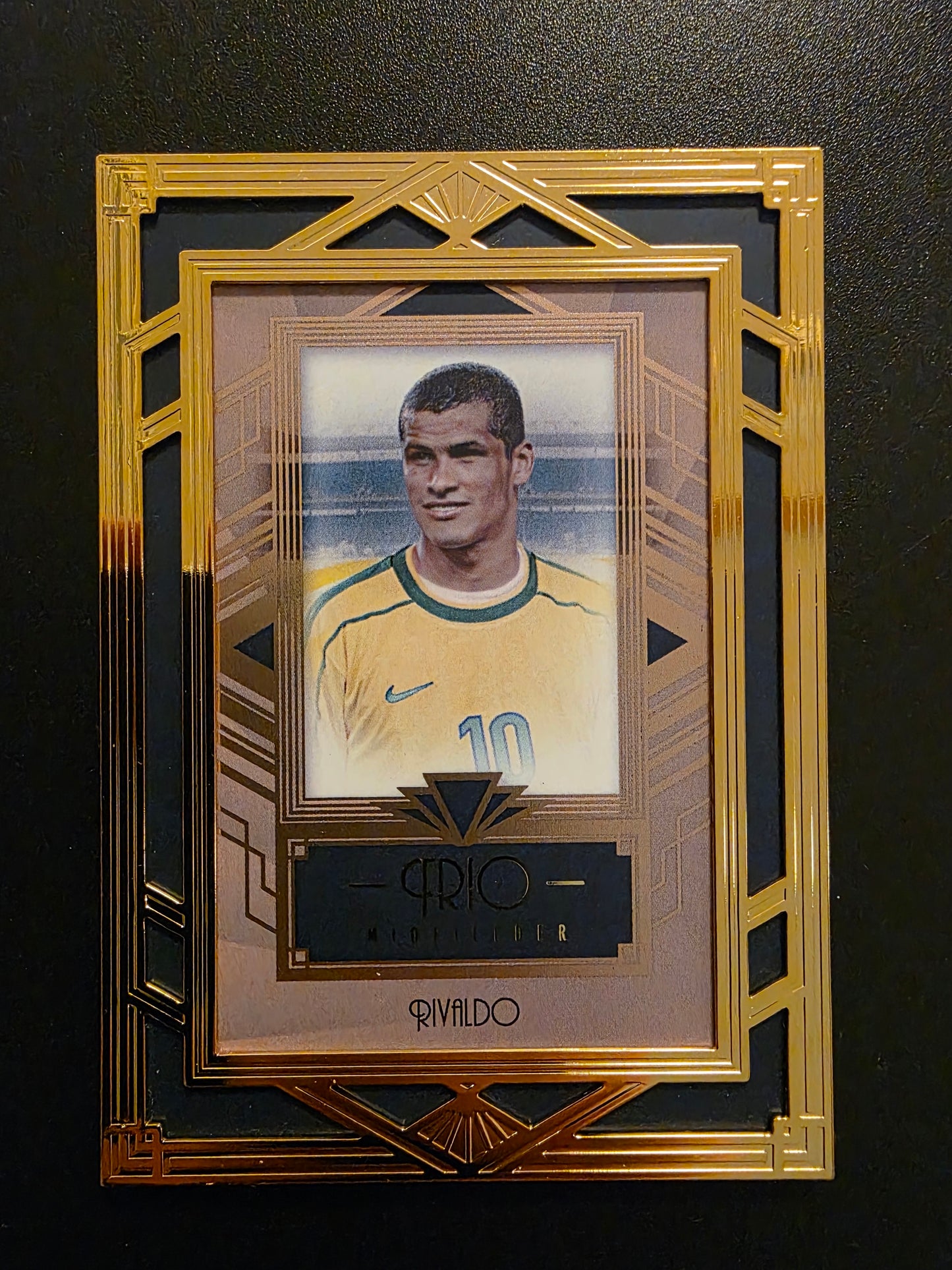 2024 Futera Unique Trio Gold Frame - Rivaldo - GTM34 /10