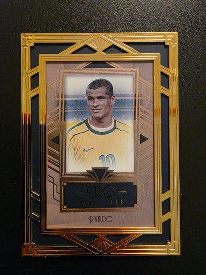 2024 Futera Unique Trio Gold Frame - Rivaldo - GTM34 /10