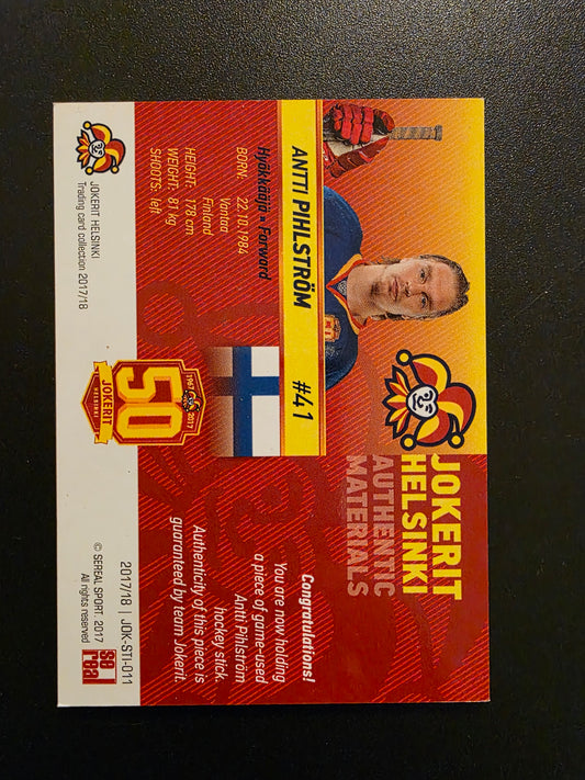 2017-18 Sereal Jokerit Stick - Antti Pihlström #JOK-STI-011 /50