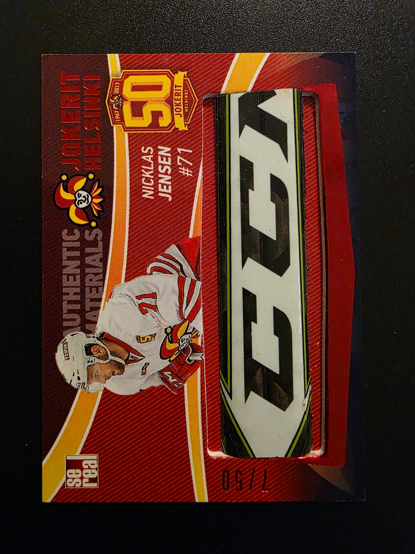 2017-18 Sereal Jokerit Stick - Nicklas Jensen #JOK-STI-014 /50