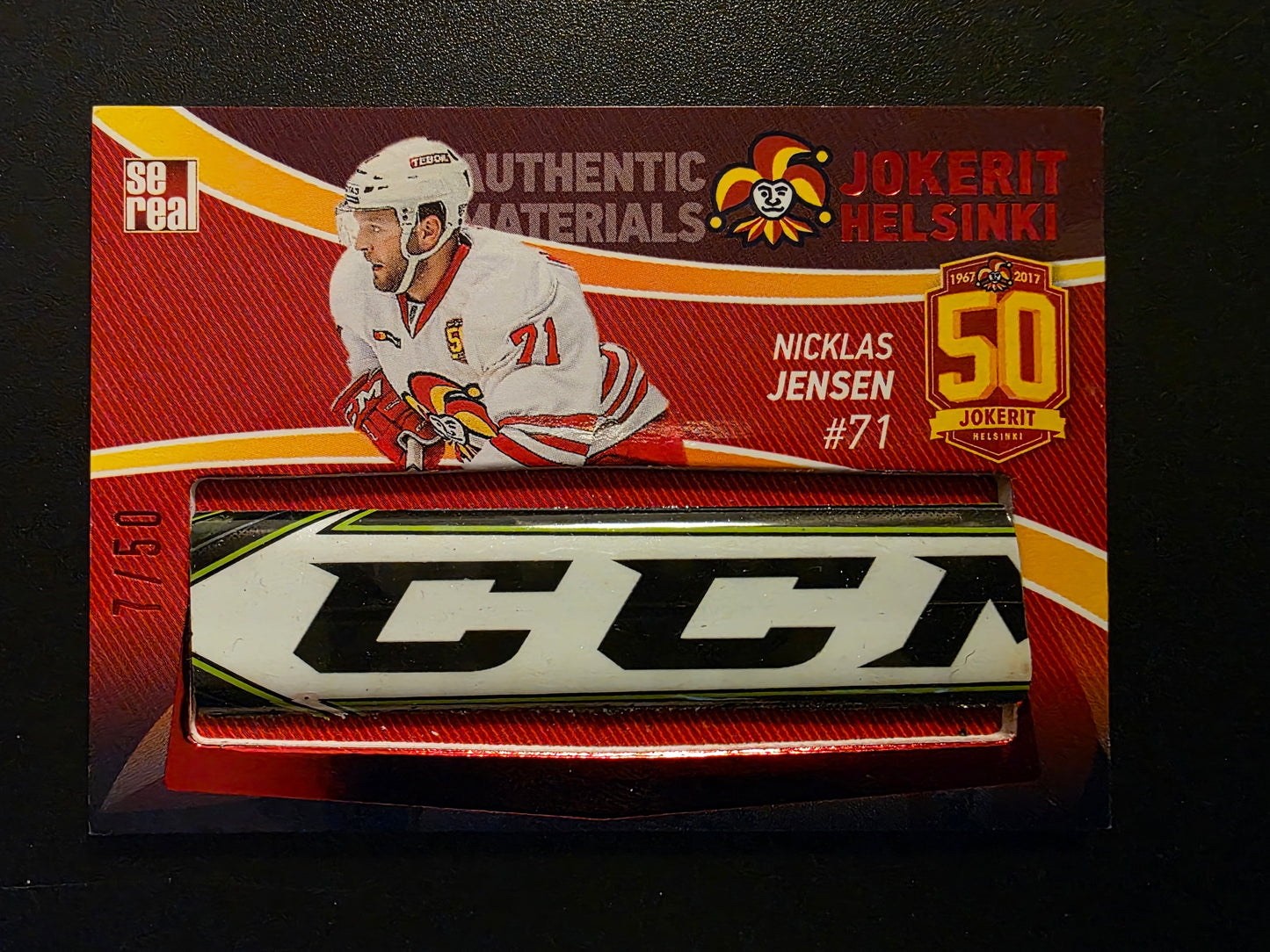 2017-18 Sereal Jokerit Stick - Nicklas Jensen #JOK-STI-014 /50