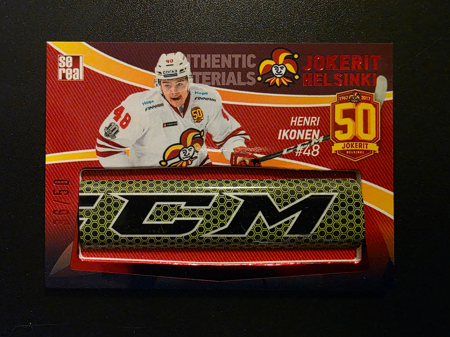 2017-18 Sereal Jokerit Stick - Henri Ikonen #JOK-STI-012 /50
