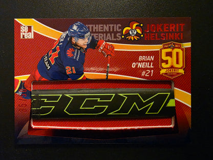 2017-18 Sereal Jokerit Stick - Brian O'Neill #JOK-STI-009 /50