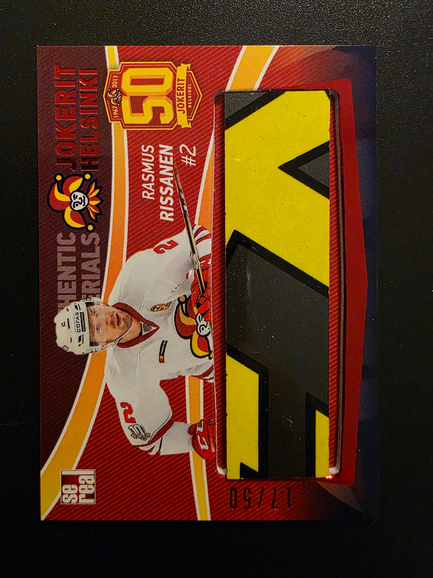 2017-18 Sereal Jokerit Stick - Rasmus Rissanen #JOK-STI-003 /50