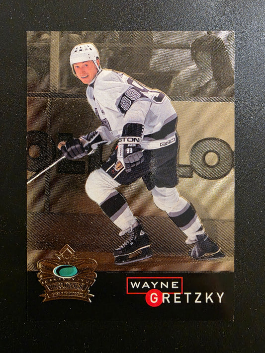 1995-96 Parkhurst International - Crown Collection - Gold - Wayne Gretzky #6