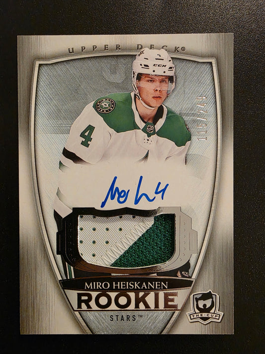 2018-19 Upper Deck The Cup - Rookie Patch Autograph - Miro Heiskanen #97 /249