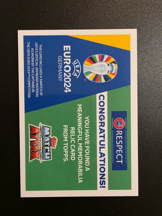 2024 Topps Match Attax UEFA Euro - Meaningful Memorabilia - Harry Kane #LR3