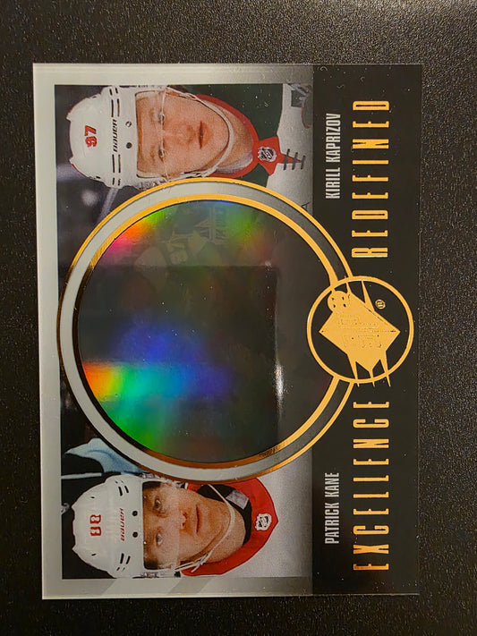 2024-25 Upper Deck SPx - Excellence Redefined - Patrick Kane / Kirill Kaprizov #EX-7