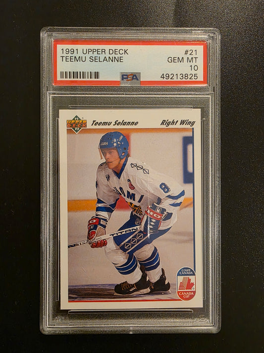 1991-92 Upper Deck - Teemu Selanne #21 PSA 10 RC