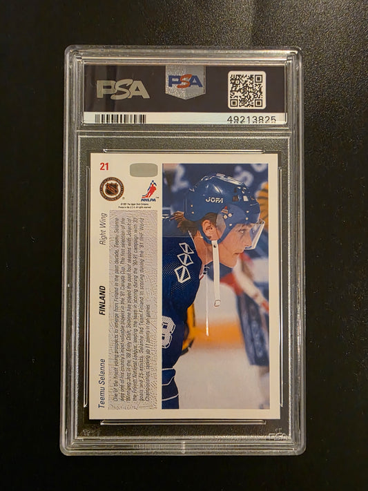 1991-92 Upper Deck - Teemu Selanne #21 PSA 10 RC