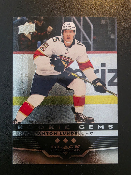 2021-22 Upper Deck Extended Series - Black Diamond 2005-06 Retro - 3 Star - Anton Lundell #BD-38 RY