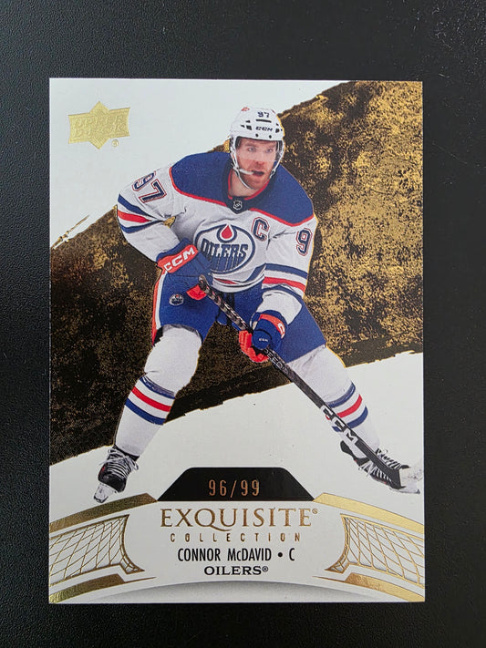 2024-25 Upper Deck Black Diamond - Exquisite Collection - Gold - Connor McDavid #V-CM /99