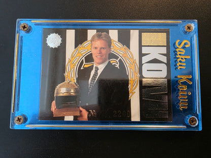 1995-96 Sisu Super Chase - Golden Helmet - Saku Koivu /2500