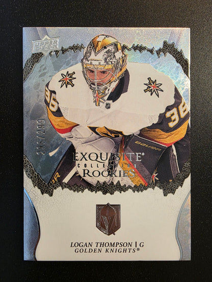 2021-22 Upper Deck Ice - Exquisite Collection Rookies -  Logan Thompson #R-7 /299 RY