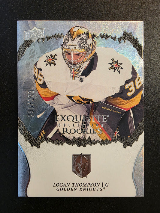 2021-22 Upper Deck Ice - Exquisite Collection Rookies -  Logan Thompson #R-7 /299 RY