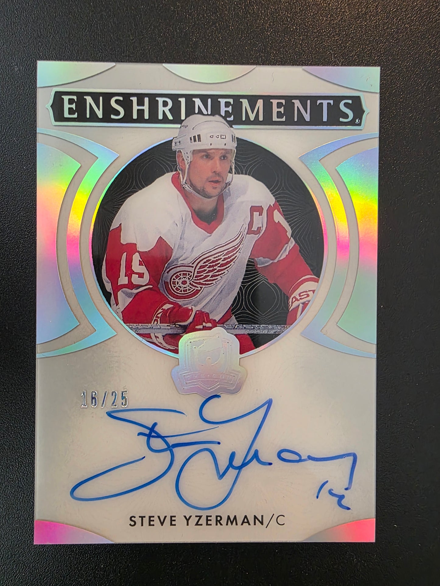 2023-24 Upper Deck The Cup Enshrinements Steve Yzerman #E-SY /25