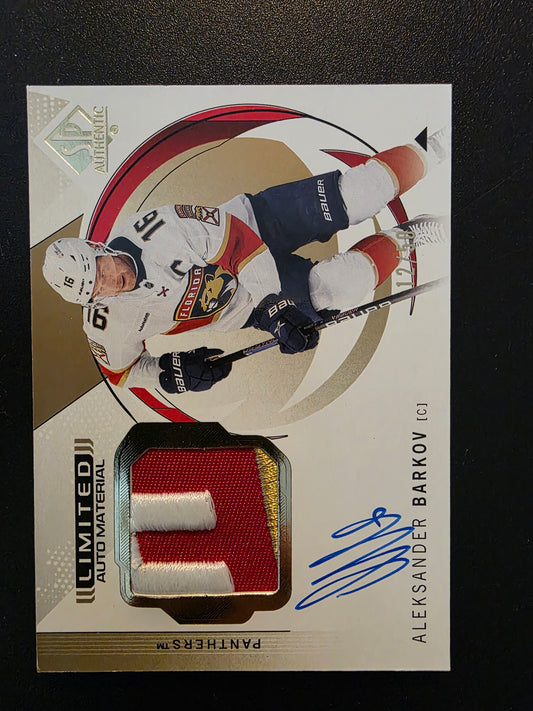 2024-25 Upper Deck SP Authentic - Limited Auto Material - Aleksander Barkov #39 /50
