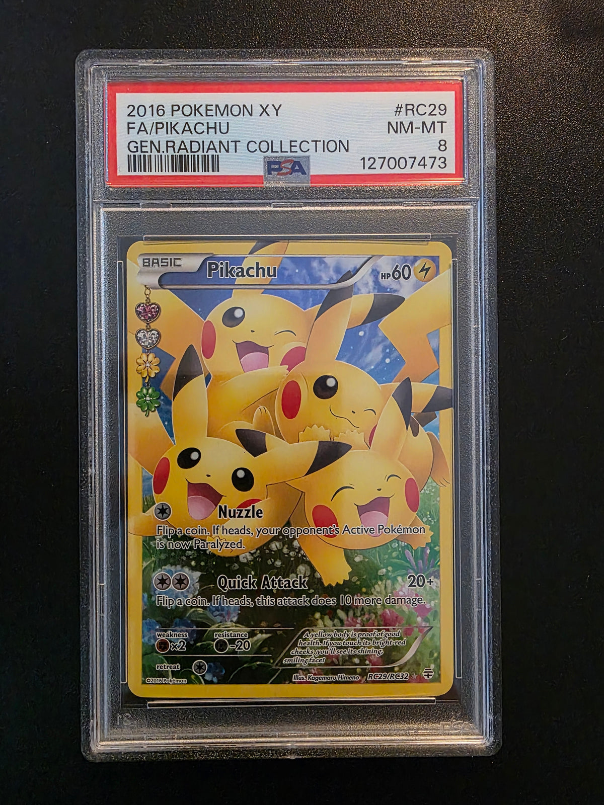 pikachu pokemon card 2016 XY - Generations - Radiant Collection - Full Art Printing:MAR 20 Foil tovolar Radiant Collection Singles Pokemon Scarlet & Violet