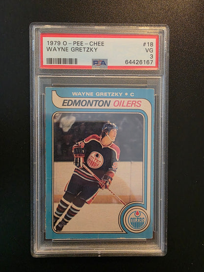 1979-80 O-Pee-Chee - Wayne Gretzky #18 RC PSA 3