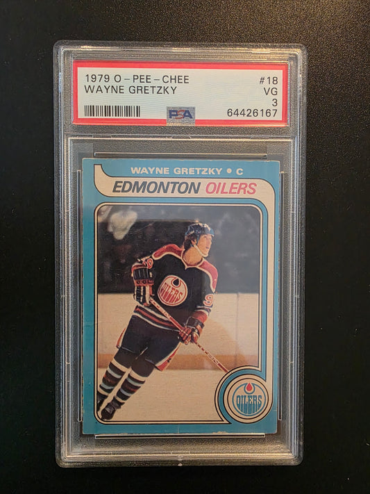 1979-80 O-Pee-Chee - Wayne Gretzky #18 RC PSA 3