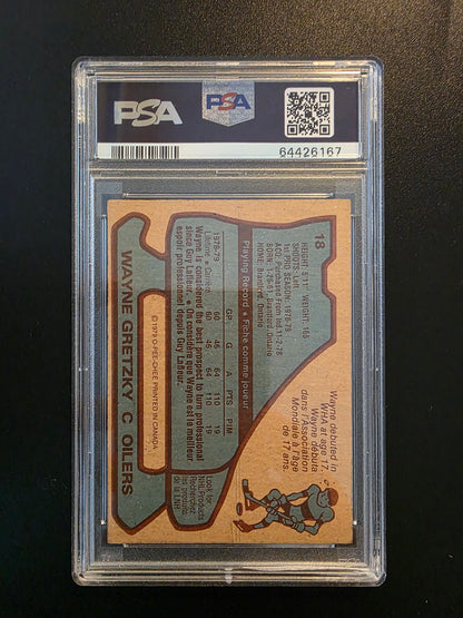 1979-80 O-Pee-Chee - Wayne Gretzky #18 RC PSA 3