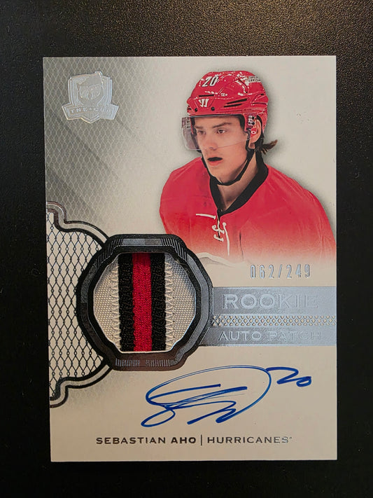 2016-17 Upper Deck The Cup - Rookie Auto Patch - Sebastian Aho #106 /249 RC