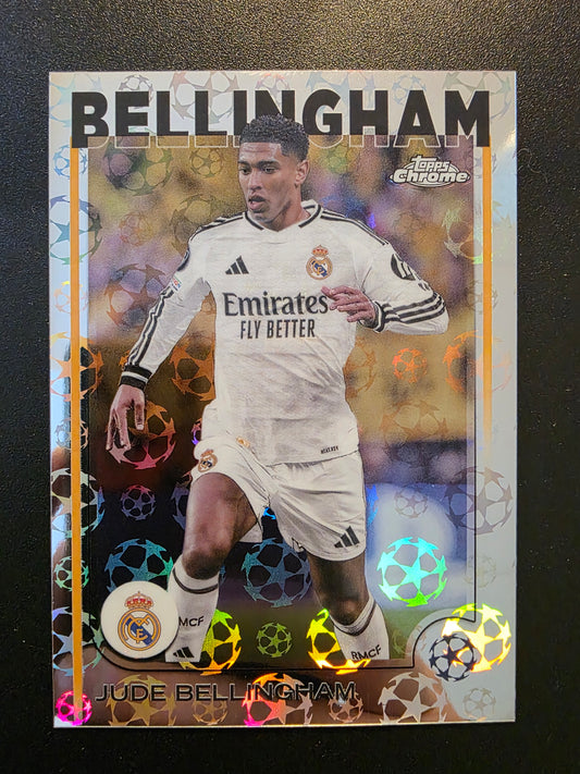 2024-25 Topps Chrome UEFA Club Competitions - Starball Variation - Jude Bellingham #22 (Copy)