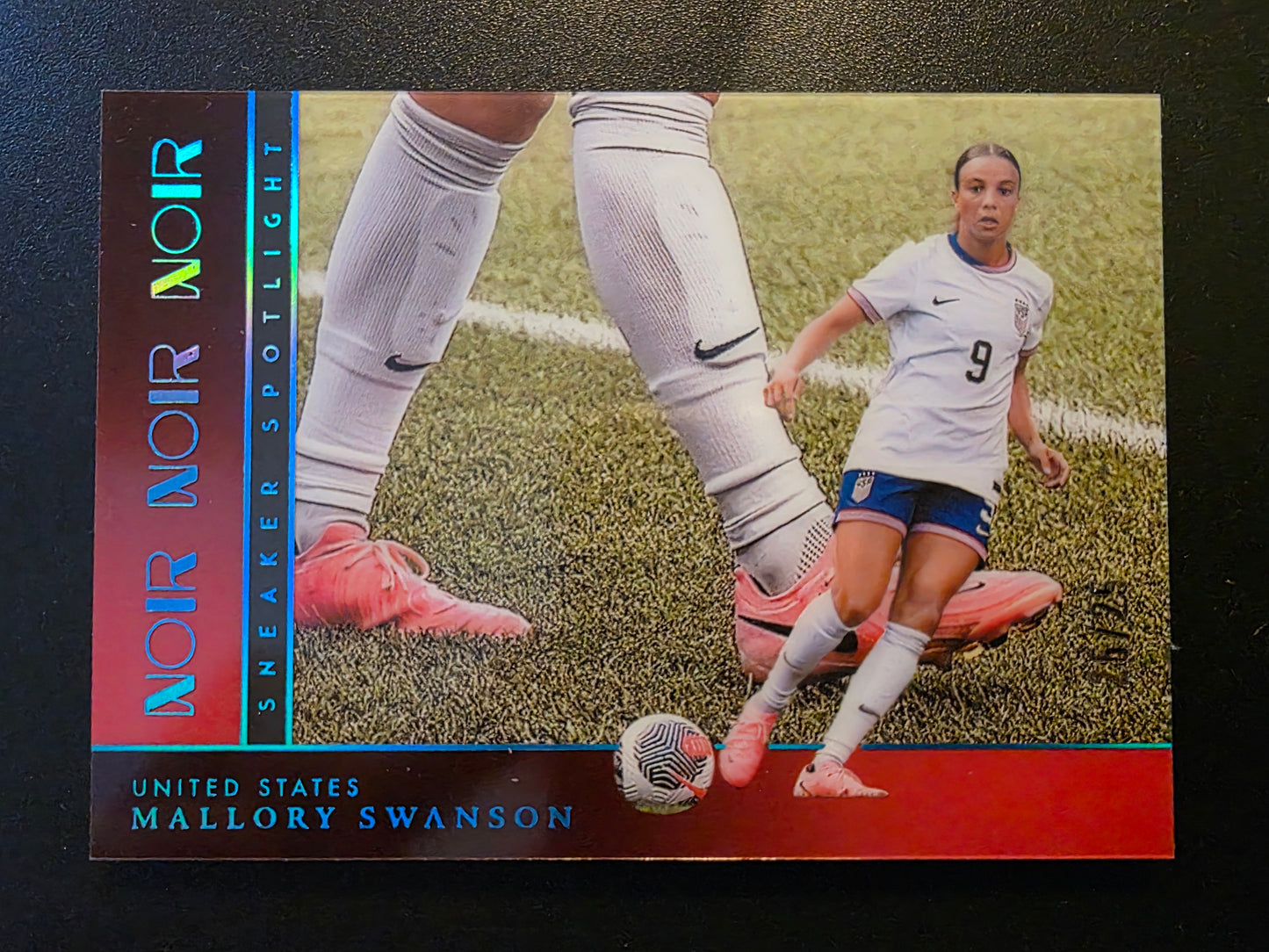2024-25 Panini Noir - Sneaker Spotlight - Mallory Swanson #17 /25