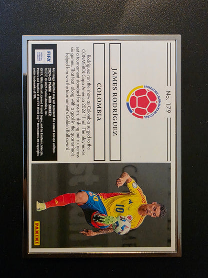 2024-25 Panini Noir - Silver Frame - James Rodriguez #179 /10