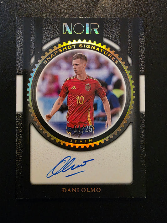 2024-25 Panini Noir - Snapshot Signatures - Gold - Dani Olmo #SP-DO /25