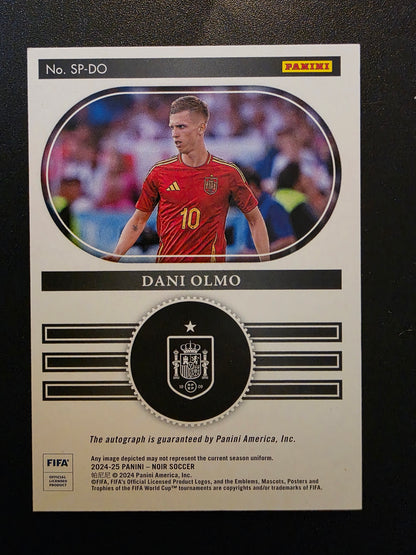 2024-25 Panini Noir - Snapshot Signatures - Gold - Dani Olmo #SP-DO /25