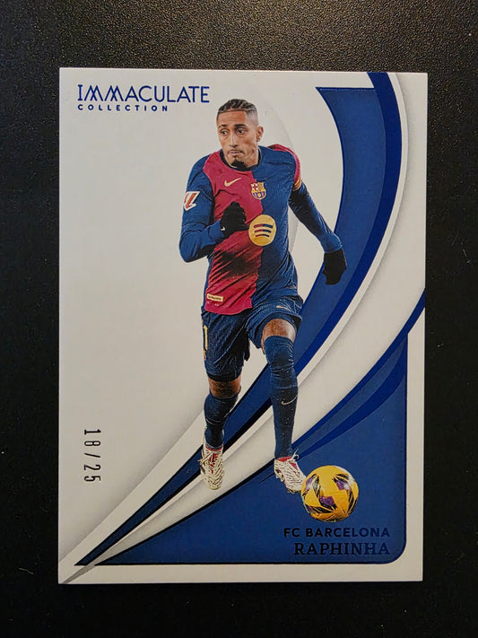 2024-25 Panini Immaculate Collection - Sapphire - Raphinha #13 /25