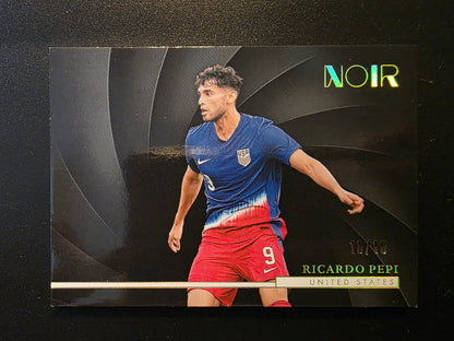 2024-25 Panini Noir - Silver Frame - Richardo Pepi #164 /10
