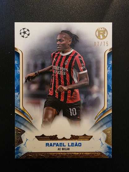 2024-25 Topps Reverence UEFA Club Competitions - Blue - Rafael Leão #5 /75