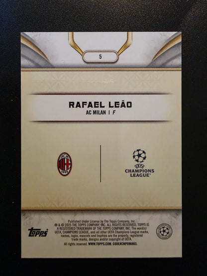 2024-25 Topps Reverence UEFA Club Competitions - Blue - Rafael Leão #5 /75