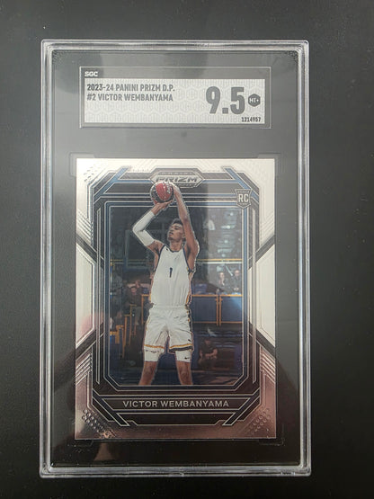 2023-24 Panini Prizm Draft Picks - Victor Wembanyama #2 SGC 9.5 RY