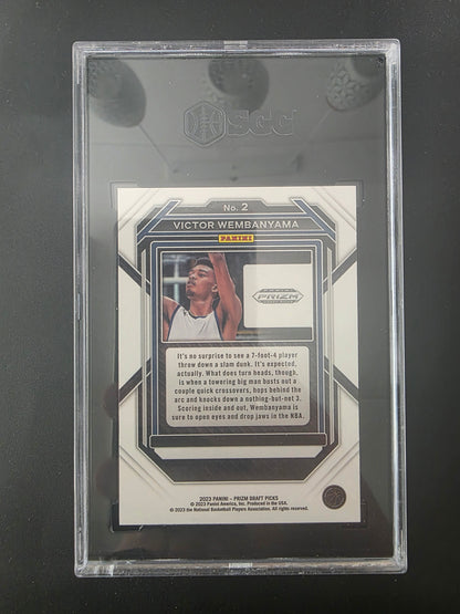 2023-24 Panini Prizm Draft Picks - Victor Wembanyama #2 SGC 9.5 RY