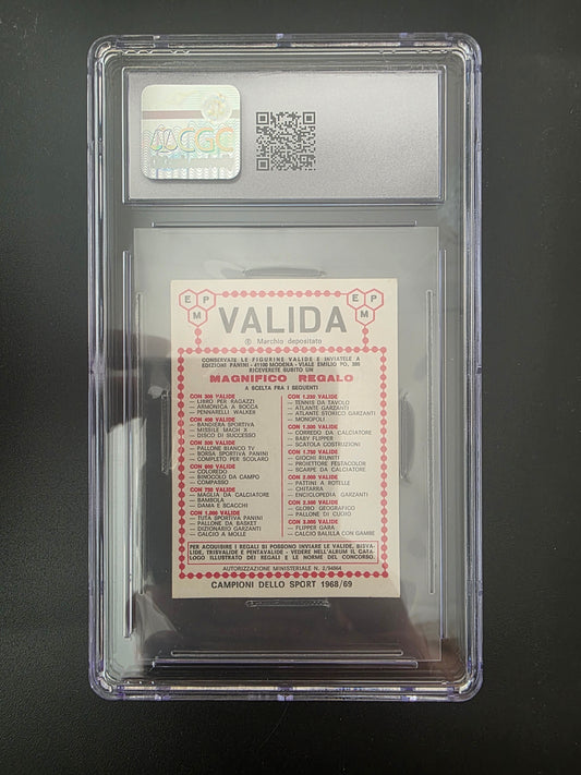 1968-69 Panini Campioni Dello Sport - Valida Back - Paavo Nurmi #427 CGC 6