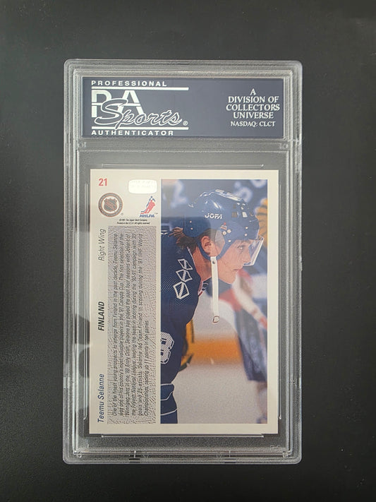1991-92 Upper Deck - Teemu Selanne #21 PSA 10 RC