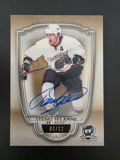 2018-19 Upper Deck The Cup - Gold Spectrum Foil - Teemu Selanne #1 /12
