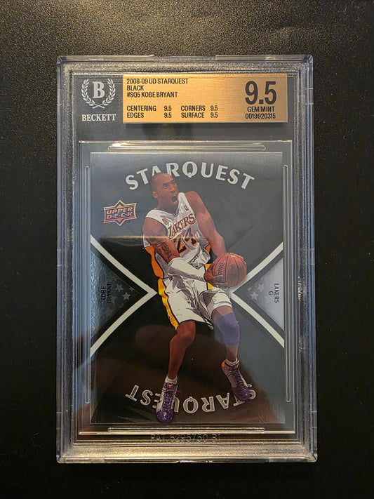 2008-09 Upper Deck - Starquest - Black Majestic - Kobe Bryant #SQ-5 BGS 9.5