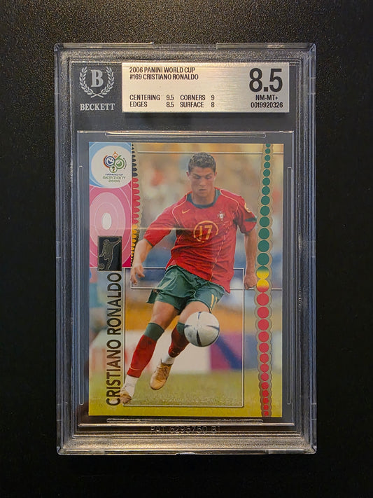 2006 Panini FIFA World Cup Germany - Cristiano Ronaldo #169 BGS 8.5