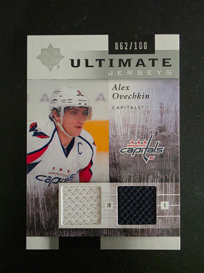 2011-12 Upper Deck Ultimate Collection - Ultimate Jerseys - Alex Ovechkin #UJ-AO /100