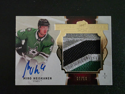 2019-20 Upper Deck The Cup - Limited Logos - Miro Heiskanen #LL-MH /50