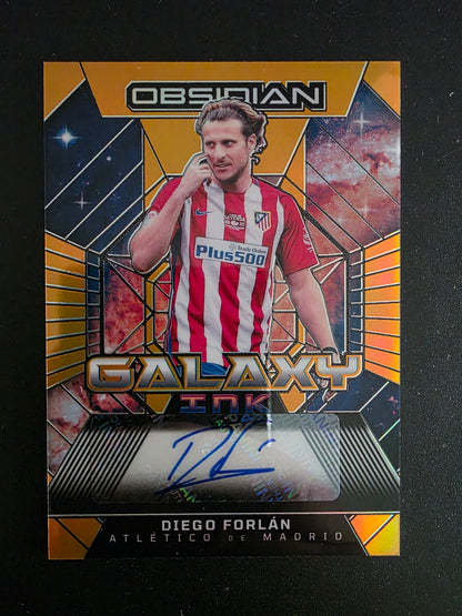 2024-25 Panini Obsidian - Galaxy Ink - Gold - Diego Forlán #GI-DF /3