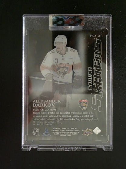 2024-25 Upper Deck Clear Cut - Power Skaters - Aleksander Barkov #PSA-AB